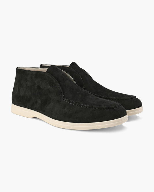 Bordeaux High-Suede-Loafer